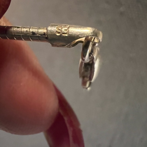 Picture Jasper .925 Sterling Omega Chain Choker Necklace - Picture 11 of 12